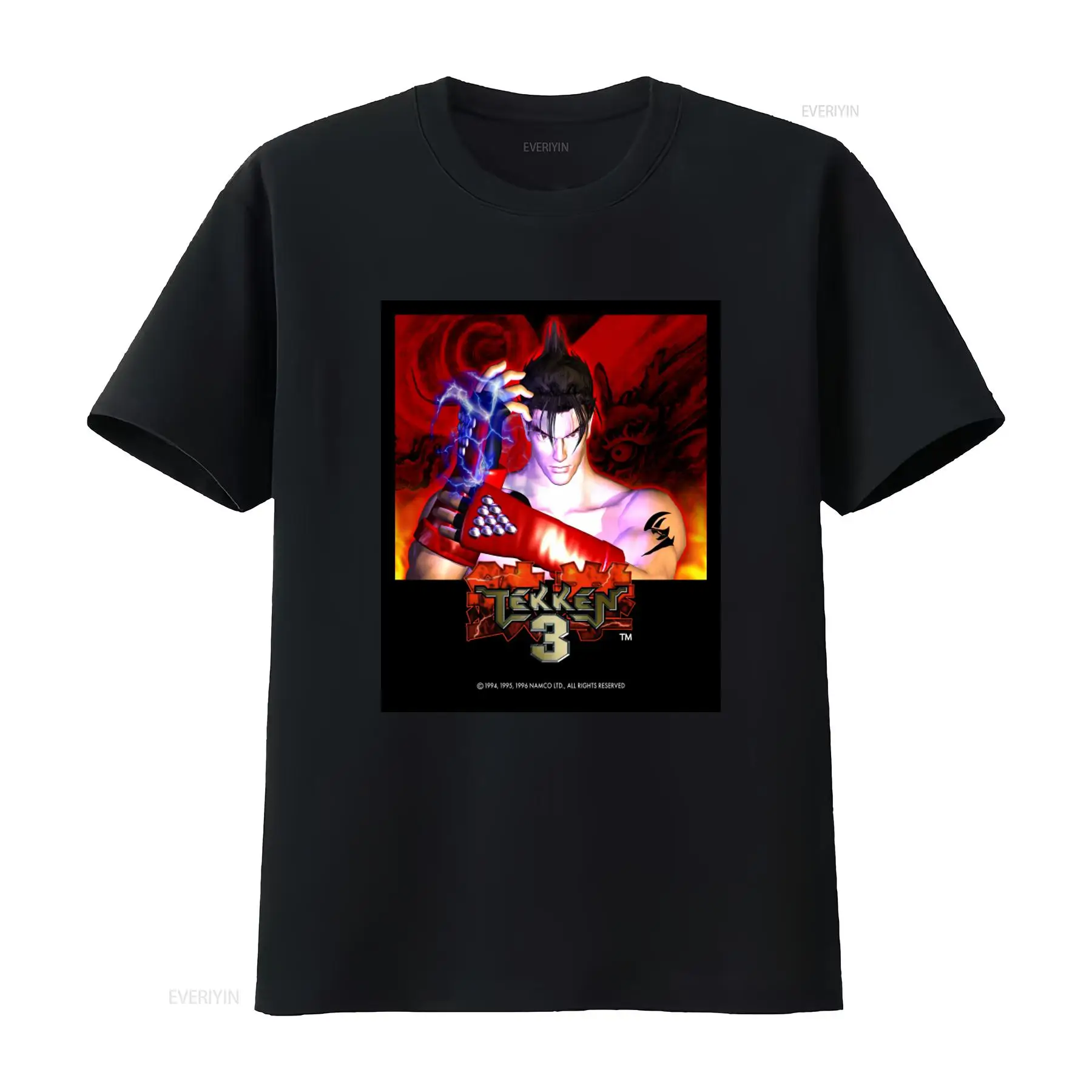 Retro Gaming Shirt - ヴィンテージ 鉄拳 3 格闘ビデオゲームプリント Tシャツ メンズ