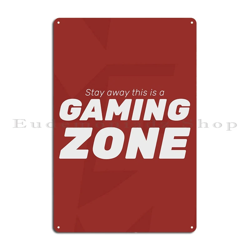 Retro Gaming Zone - ステイアウェイ ゲームゾーン メタルサイン デザイン作成 絵画 レトロ