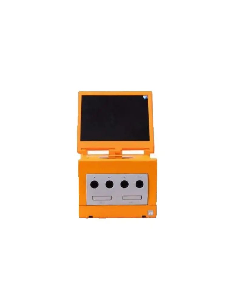 Retro Gaming Machine - 8インチモニター ゲームキューブ用3Dプリント レトロアーケードゲームコンソール ポータブルディスプレイ ミニモニター ステレオ付き