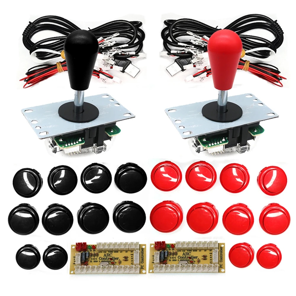Arcade Button Kit - コピー SANWA ゲーム機アーケードコンソール DIY キット 8