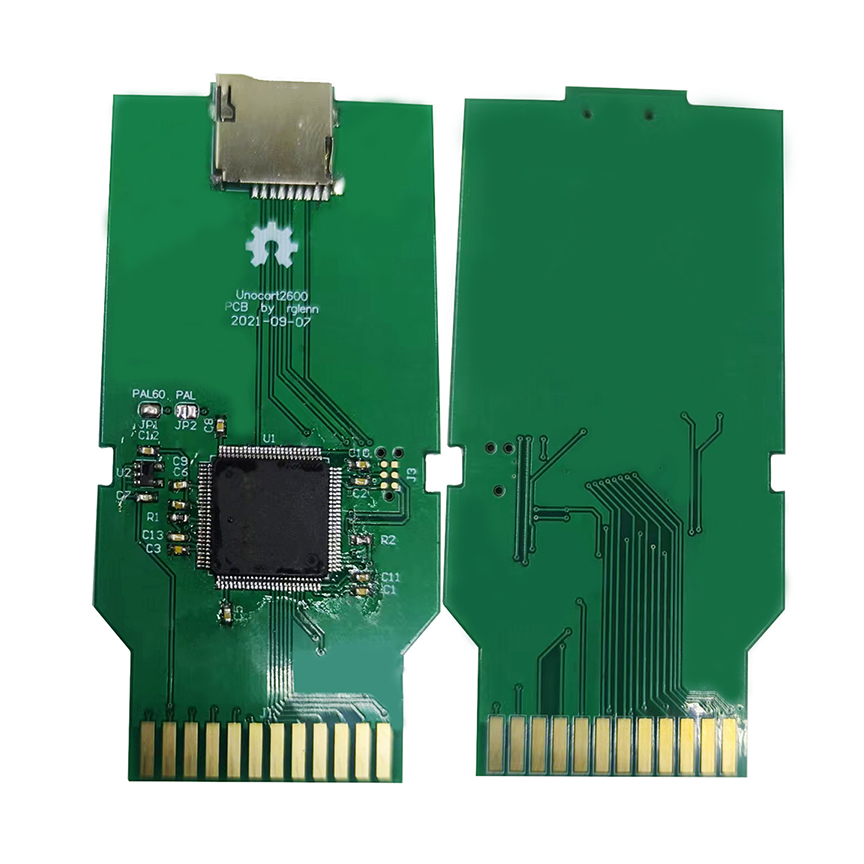 Retro Gaming Machine - DIYレトロゲームコンソールカートリッジ、優れたフラッシュカード、4ビット、atari 2600、v2、1個