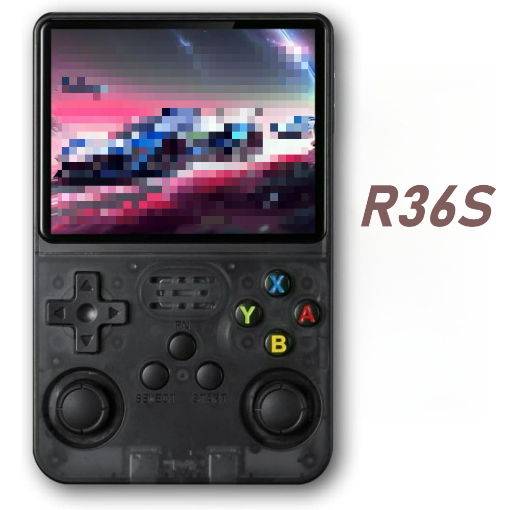 Retro Gaming Linux - R36S レトロゲーム機 3.5インチIPSスクリーン Linuxシステム搭載 ポータブルポケットレトロゲーム機 64GB