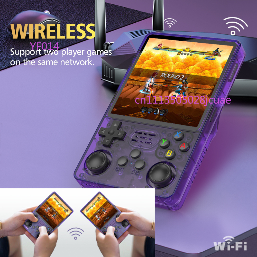 Retro Gaming Devices - R36Plus オープンソース携帯ゲーム機 4インチIPS HDスクリーン デュアルシステム レトロポータブルゲームデバイス