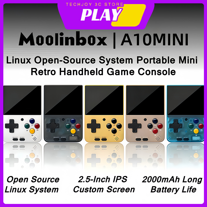 Retro Gaming Linux - Moolinbox A10Mini 2.8インチ Linux ミニオープンソース 640