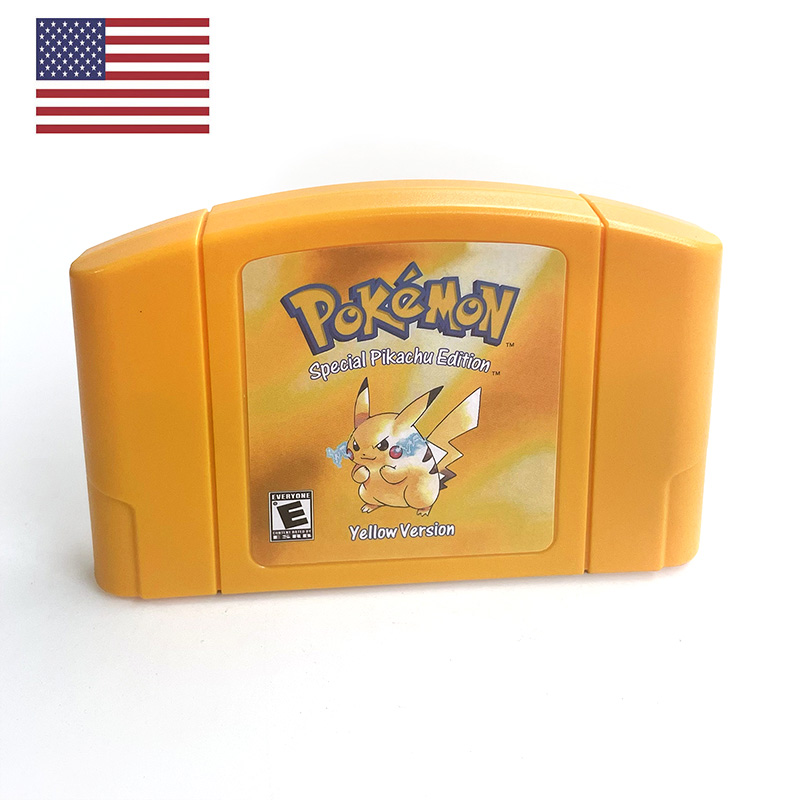 Retro Gaming Machine - アメリカ版 NTSC 英語版 ポケモン イエロー N64