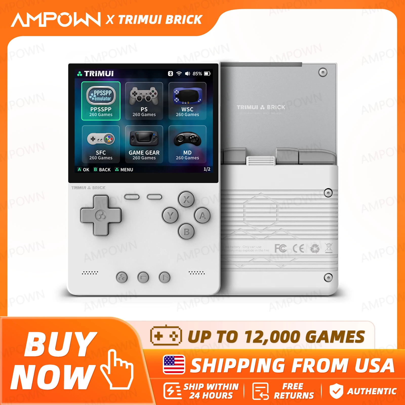 Retro Gaming Linux - TRIMUI BRICK 携帯ゲーム機 3.2インチIPSスクリーン Linuxシステム Trimui