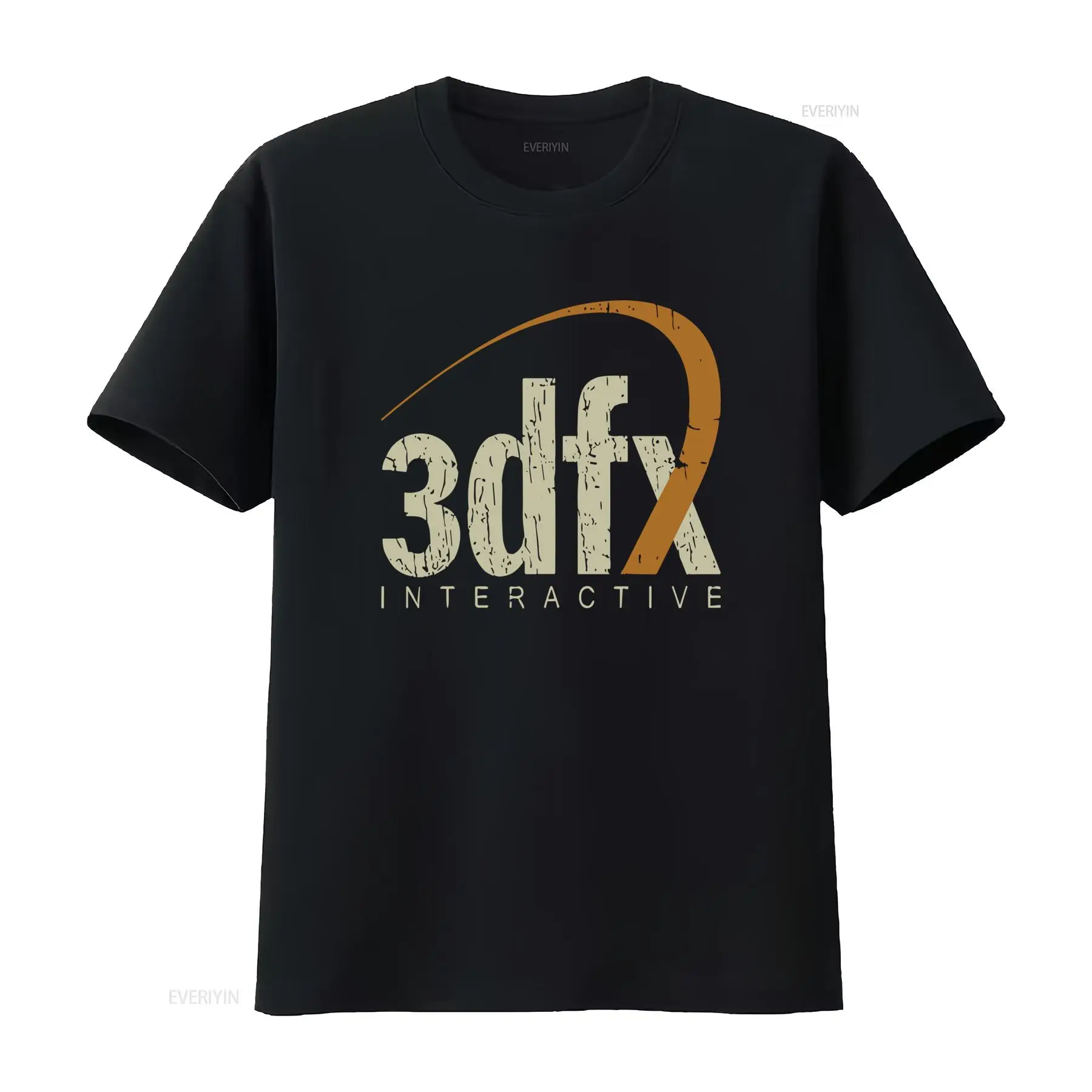 Retro Gaming Shirt - 1994年ヴィンテージ 3dfx インタラクティブ メンズTシャツ レトロゲーム ヴィンテージウォッシュ加工