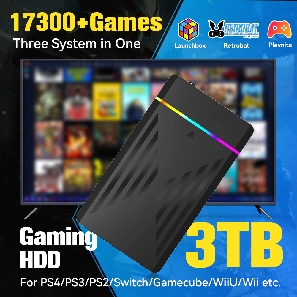 Retro Gaming Devices - レトロなポータブルゲームコンソール,Retroゲームコンソール,Retroバットウィング,Playnite, 17300 aaa,3D,PS4,ps3,ps2,スイッチ,wii,テラバイト