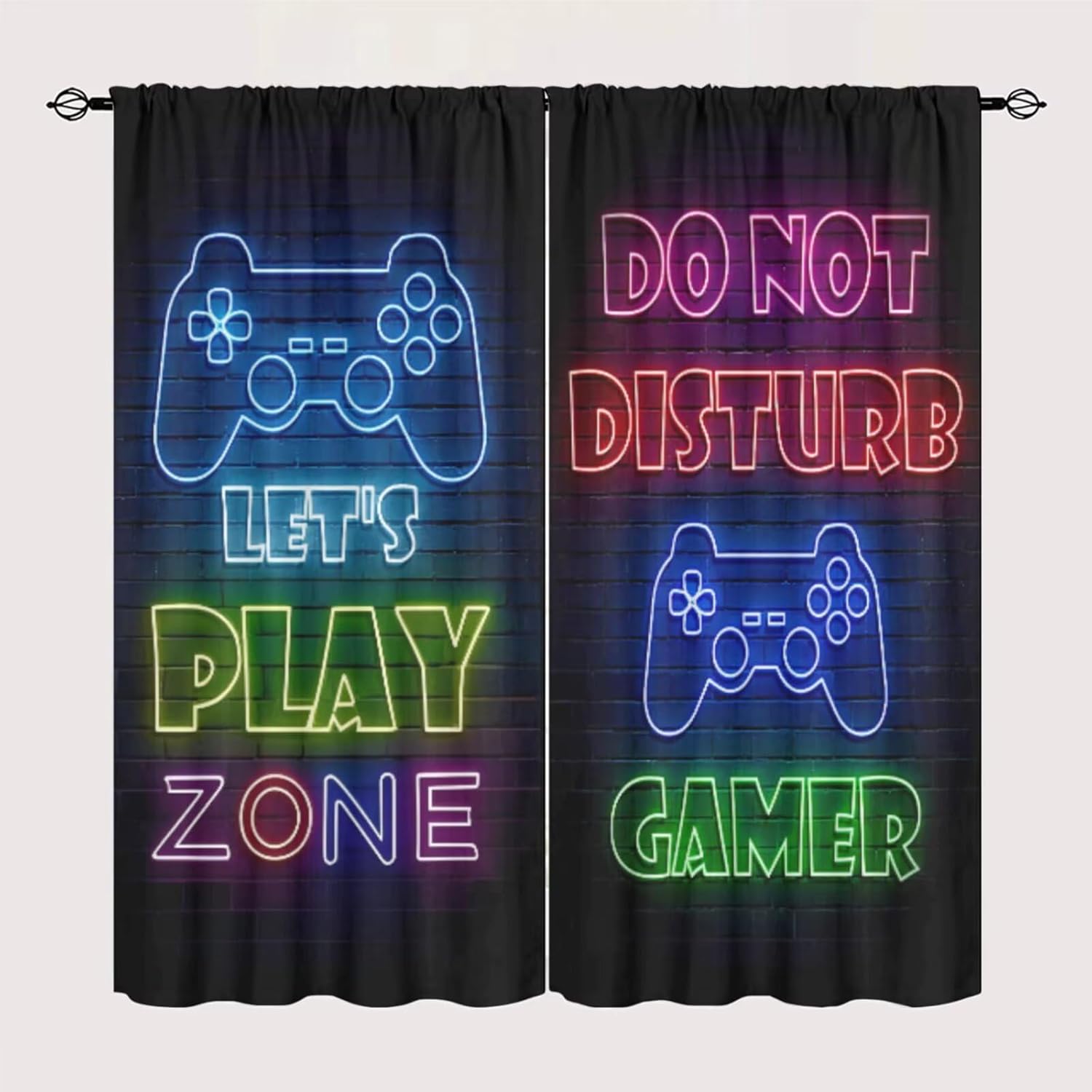 ゲーミングゲーマーカーテンカーテン遮光ウィンドウパネルルーム - Retro Gaming Zone のレビューと価格