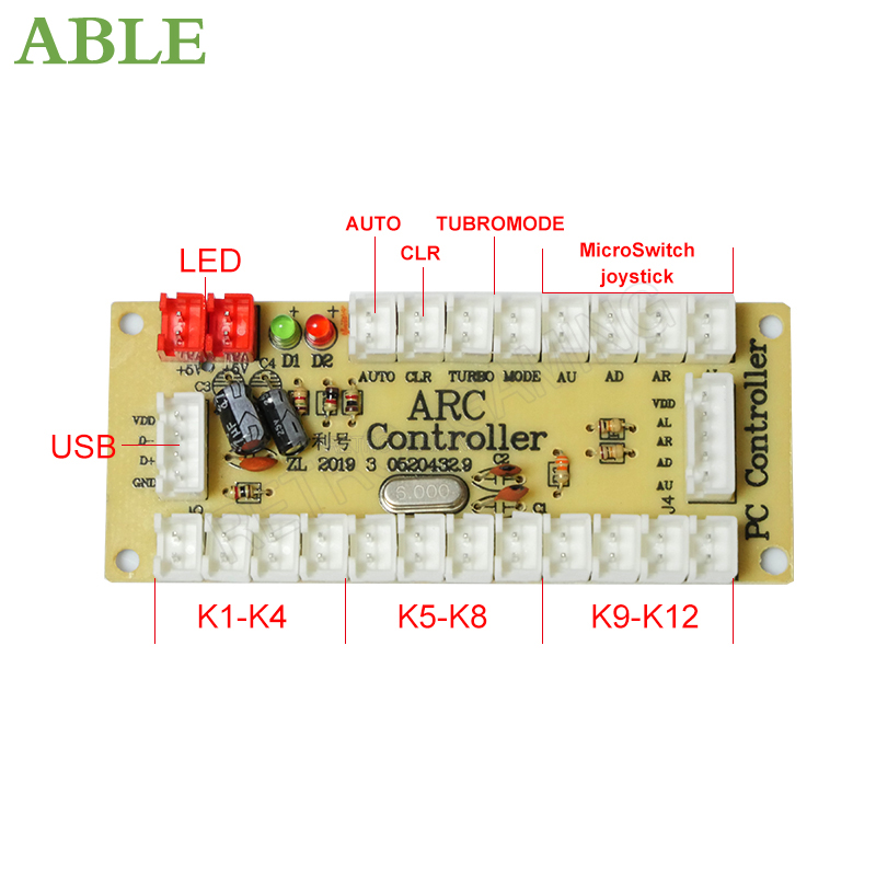 Mandoアーケードプッシュボタンジョイスティック,2プレー - Arcade Button Kit のレビューと価格