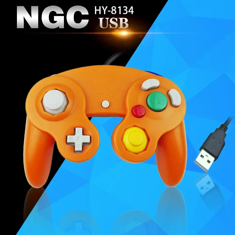 レトロゲームゲームキューブコントローラ用 USB 有線ハンド - Retro Gaming Tablet のレビューと価格