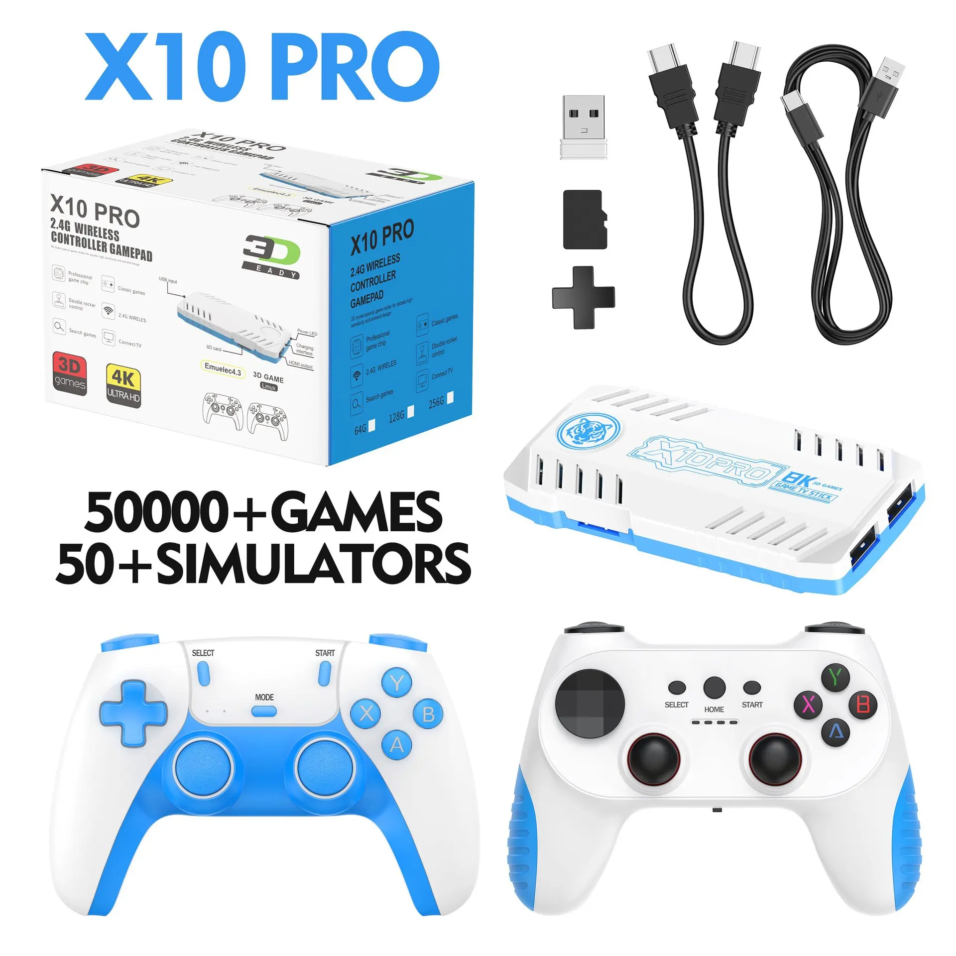 2026 NEW X10 Pro 128G 50000+ゲー - Retro Gaming Devices のレビューと価格