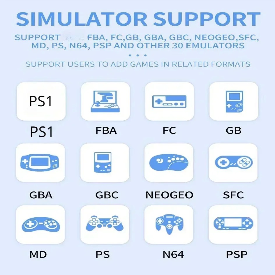 POWKIDDY X55 ハンドヘルドゲームコンソール レト - Retro Gaming Linux のレビューと価格