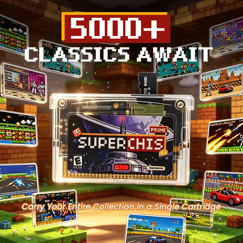 レトロスーパーチャイシスフラッシュゲームカートリッジ、8GB - Retro Gaming Machine のレビューと価格