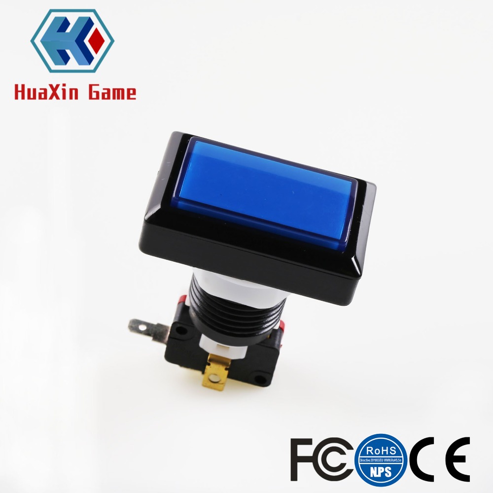 長方形LED照明プッシュボタンアーケードゲームキット、ゼロデ - Arcade Button Kit のレビューと価格