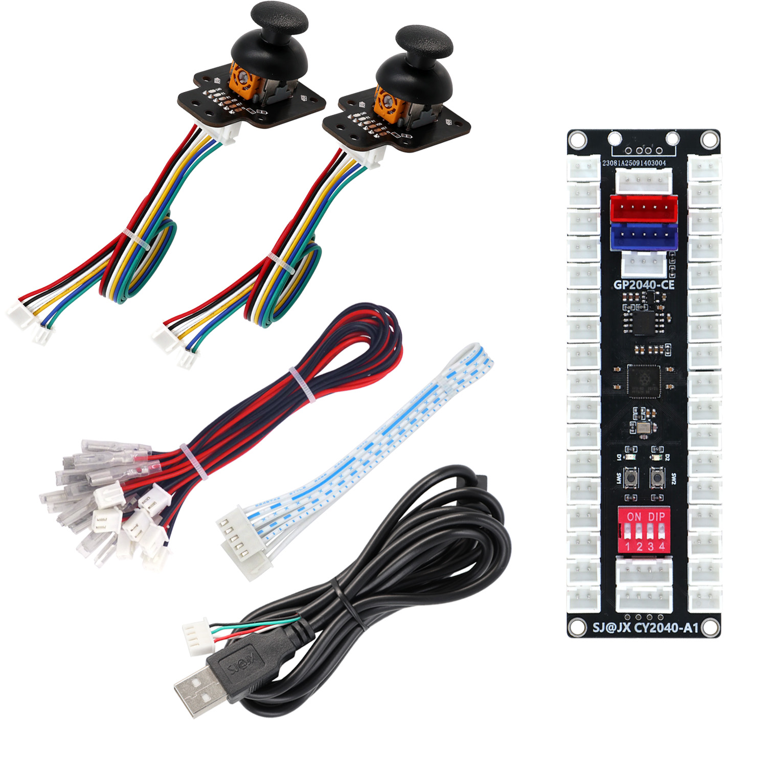 SJ@JX アーケードコントローラージョイスティックボタンキ - Arcade Button Kit のレビューと価格