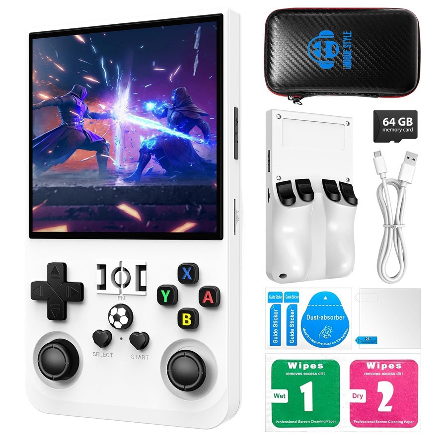 R36MAXオープンソース携帯ゲーム機 4.0インチ大画面  - Retro Gaming Devices のレビューと価格