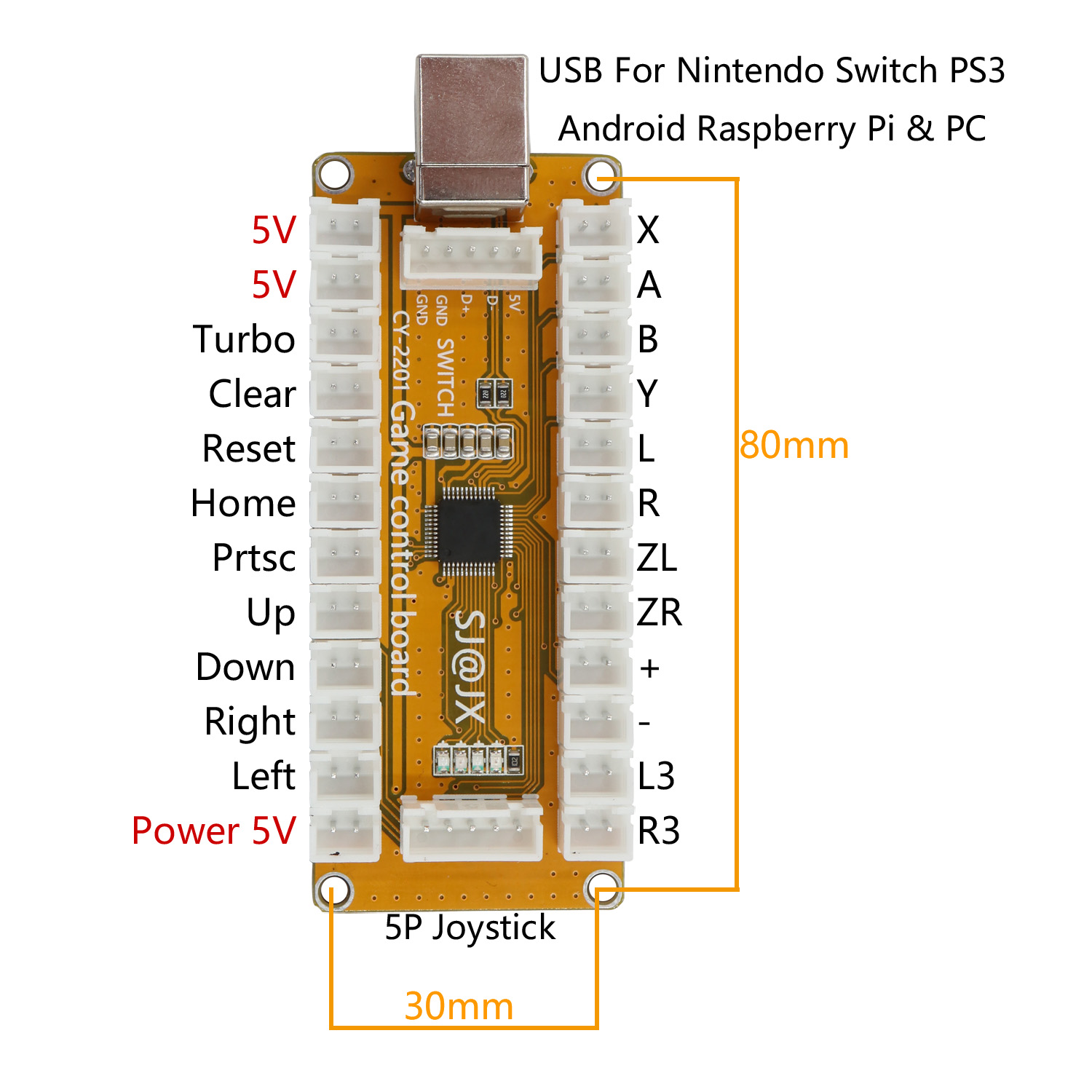 SJ@JX アーケード ゲーム コントローラー USB エン - Arcade Button Kit のレビューと価格