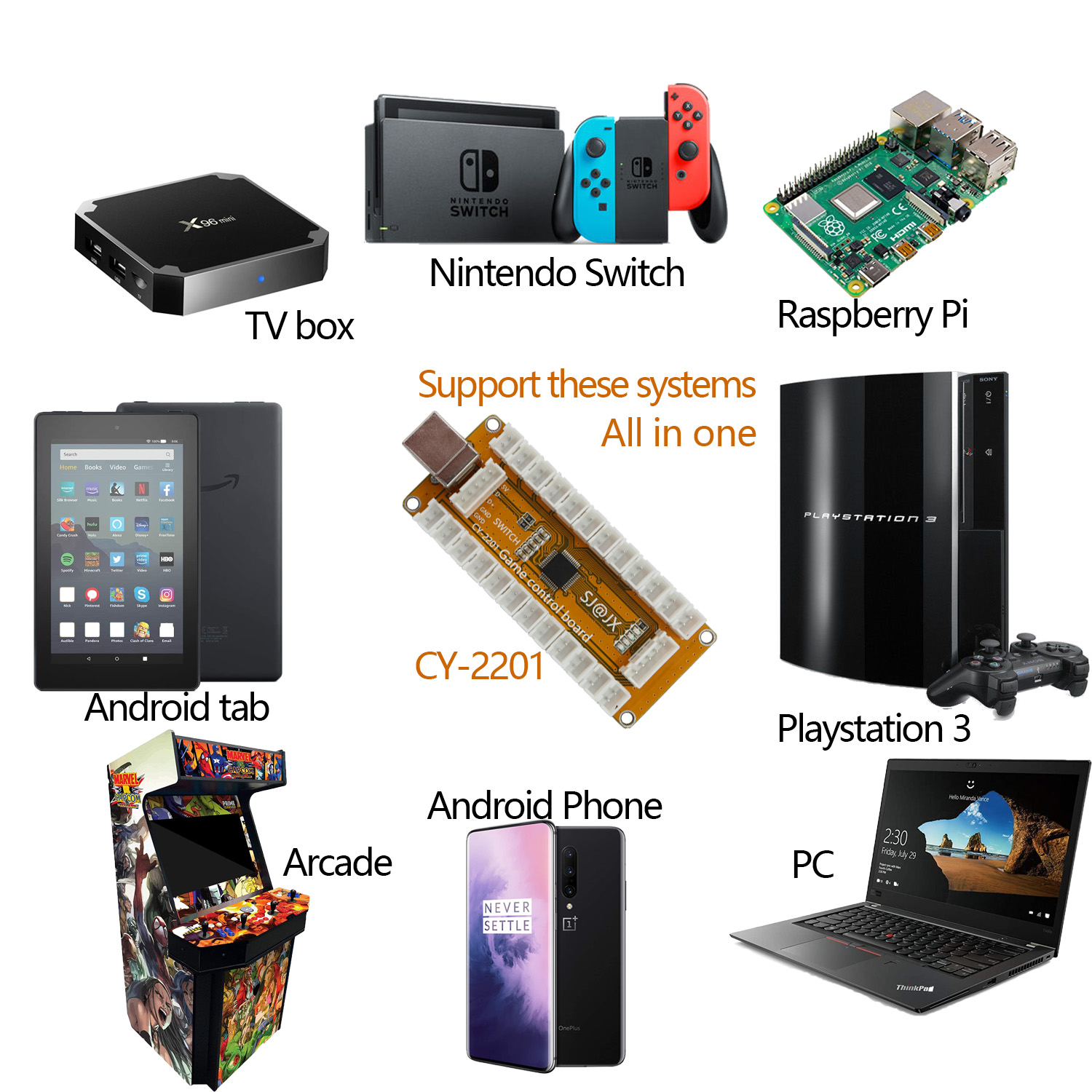 SJ@JX アーケード ゲーム コントローラー USB エン - Arcade Button Kit のレビューと価格
