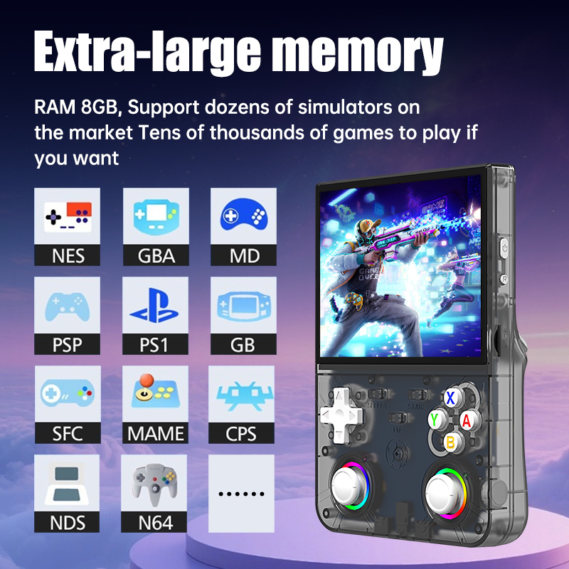 R36 Ultra X レトロハンドヘルドビデオゲームコンソ - Retro Gaming Tablet のレビューと価格