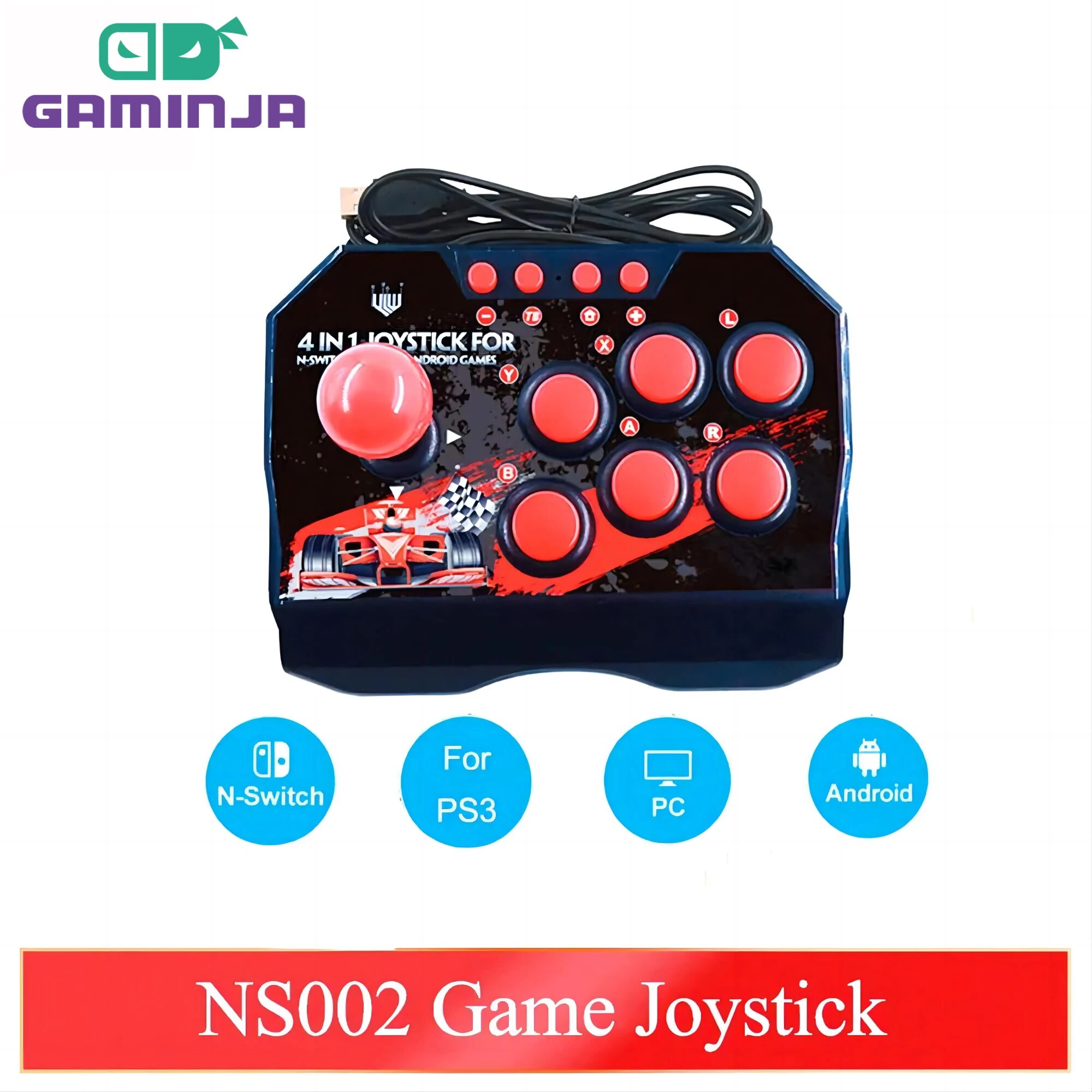 Gaminja ns002 4 in 1レトロなアーケードコ - Retro Gaming Tablet のレビューと価格