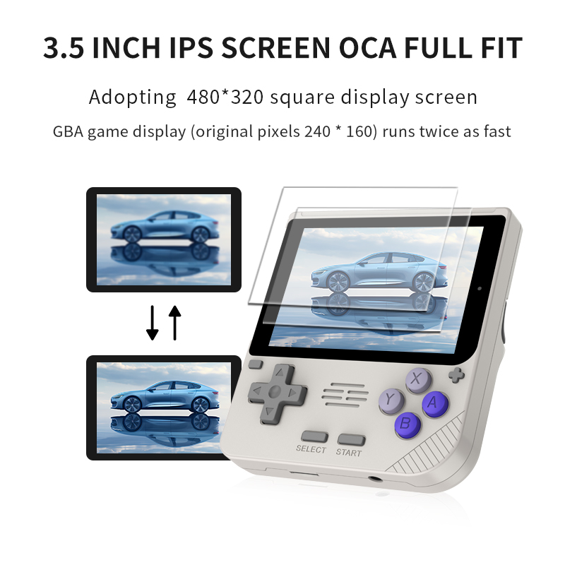 POWKIDDY V10 3.5 インチ IPS Oca H - Retro Gaming Linux のレビューと価格