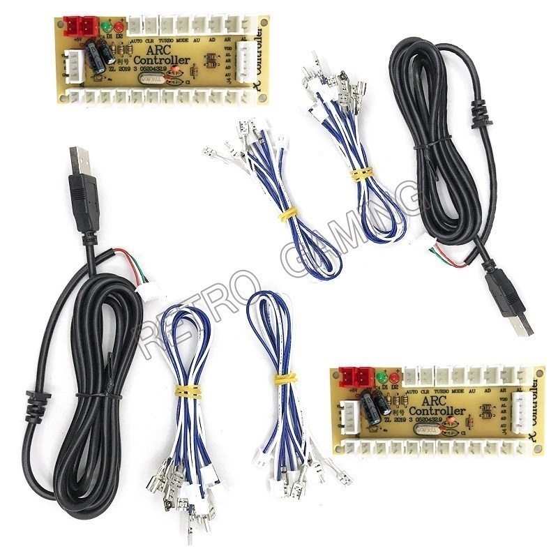 PC USB ゼロ遅延エンコーダ回路基板キット Led プッ - Arcade Button Kit のレビューと価格