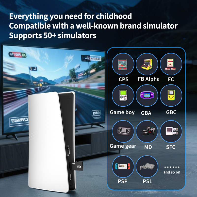 RS5 TVゲームコンソール デュアルスティック ワイヤレス - Retro Gaming Devices のレビューと価格