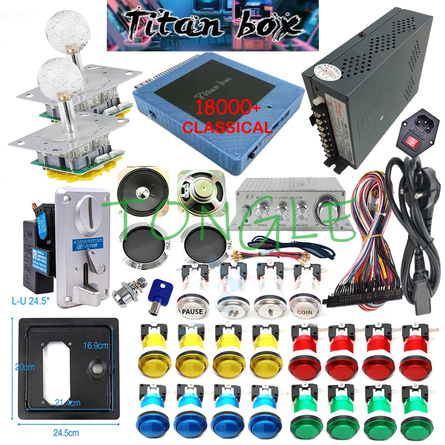 DIYアーケードマシンキャビネット,LEDプッシュボタン,タ - Arcade Button Kit のレビューと価格
