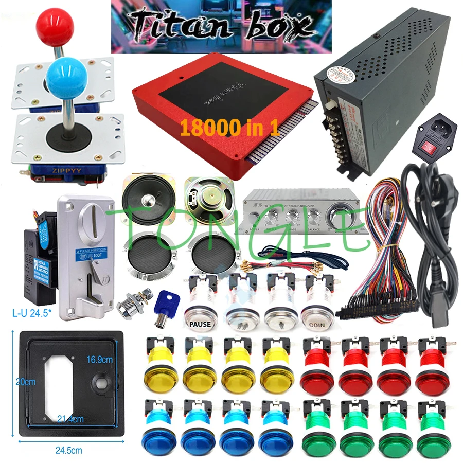 DIYアーケードマシンキャビネット,LEDプッシュボタン,タ - Arcade Button Kit のレビューと価格